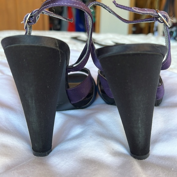 Nine West Sandal Heels Sz 7 - Picture 3 of 5
